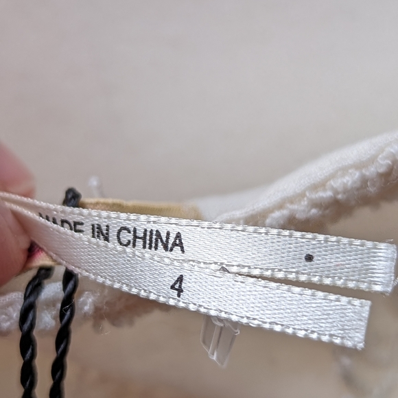 NWT Max Studio Cream Sundress SZ 4 - Picture 5 of 13